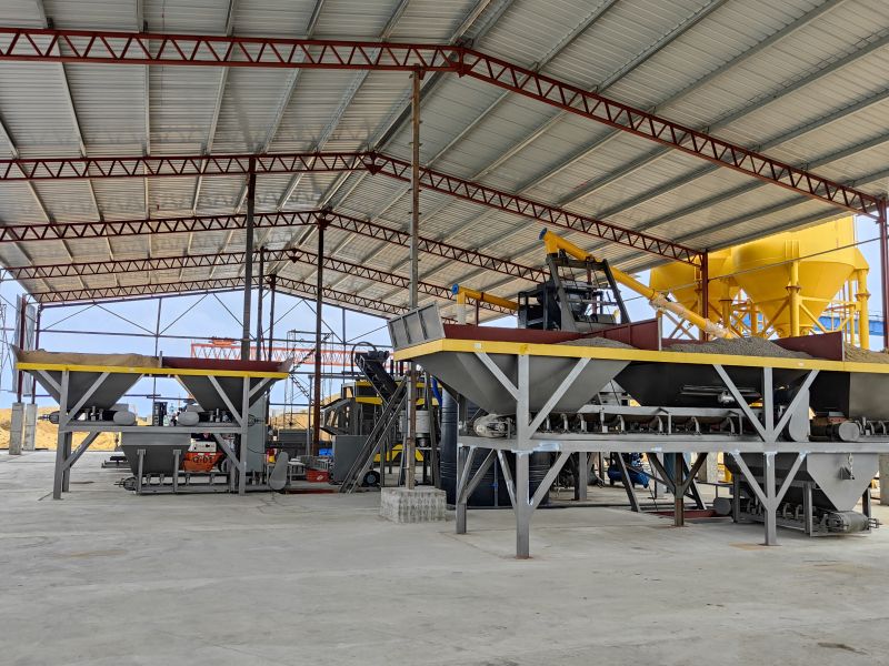 the QS1300 automatic block production line in Sri Lanka barisan pengeluaran blok automatik QS1300 di Sri Lanka