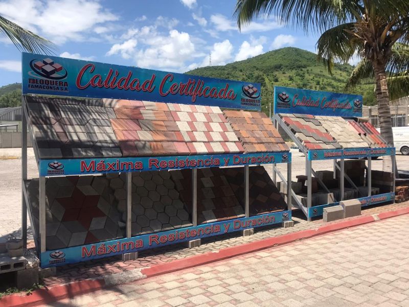 High-quality products fromthe Guatemala volcanic ash brick production line Produk berkualiti tinggi dari barisan pengeluaran batu bata Guatemala Volcanic