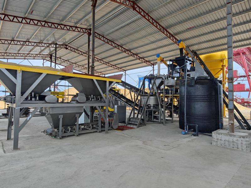 the QS1300 automatic block production line in Sri Lanka barisan pengeluaran blok automatik QS1300 di Sri Lanka