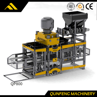 Mesin Bata Penekan Hidraulik QP800 automatik sepenuhnya