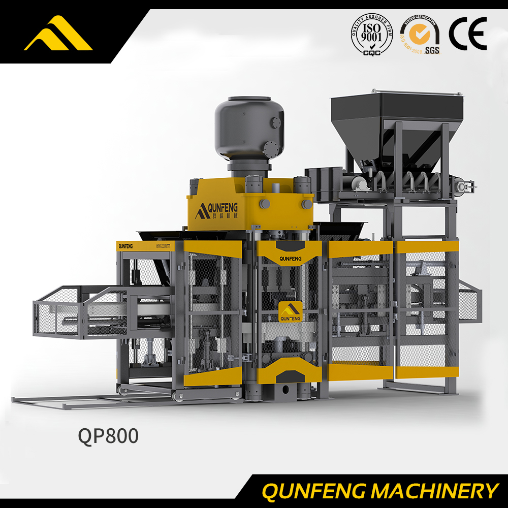 Mesin Pembuat Blok Tekan Hidraulik QP800