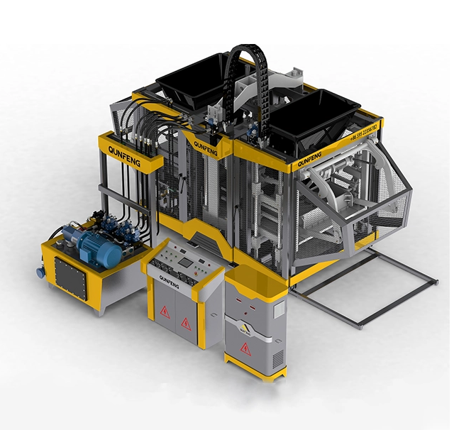 Mesin blok konkrit di belakang blok konkrit terbaik hari ini