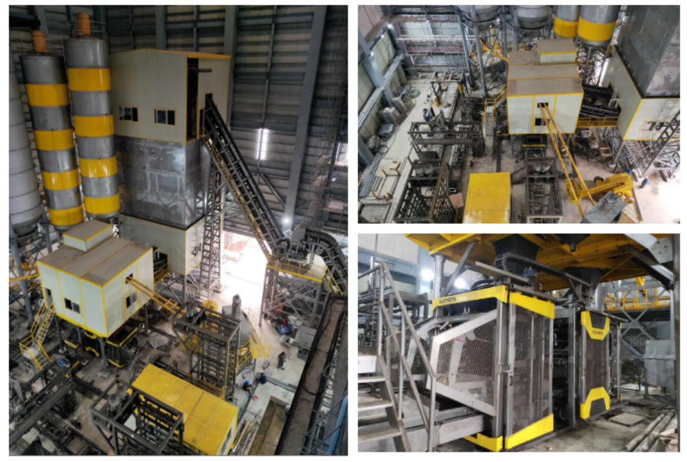 China/Taiwan-barisan pengeluaran untuk pembuatan bata dari enapcemar tekstil kitar semula 