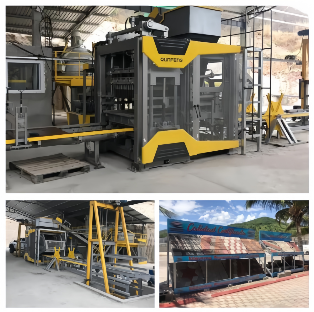 Guatemala-barisan pengeluaran untuk pembuatan bata dari abu gunung berapi 