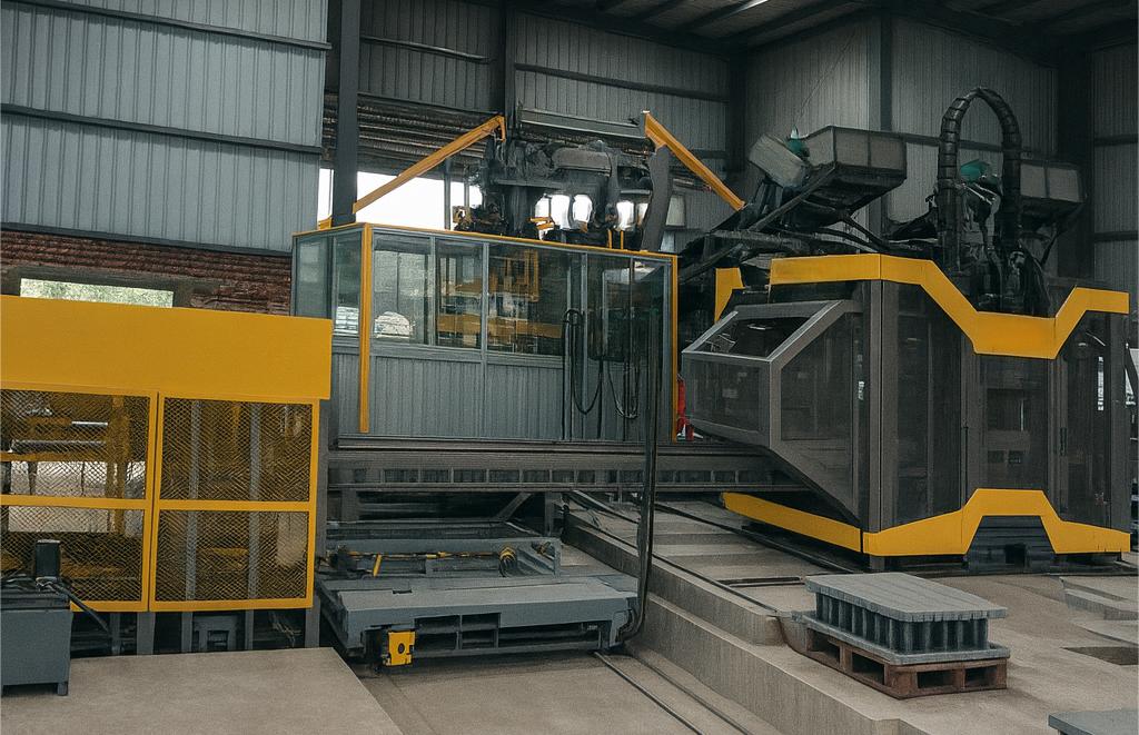 Pengeluaran blok konkrit