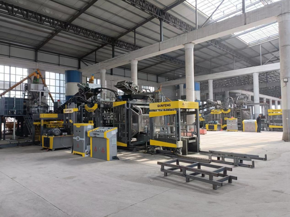 Hulunbuir-barisan pengeluaran bata sisa pepejal dual-line 