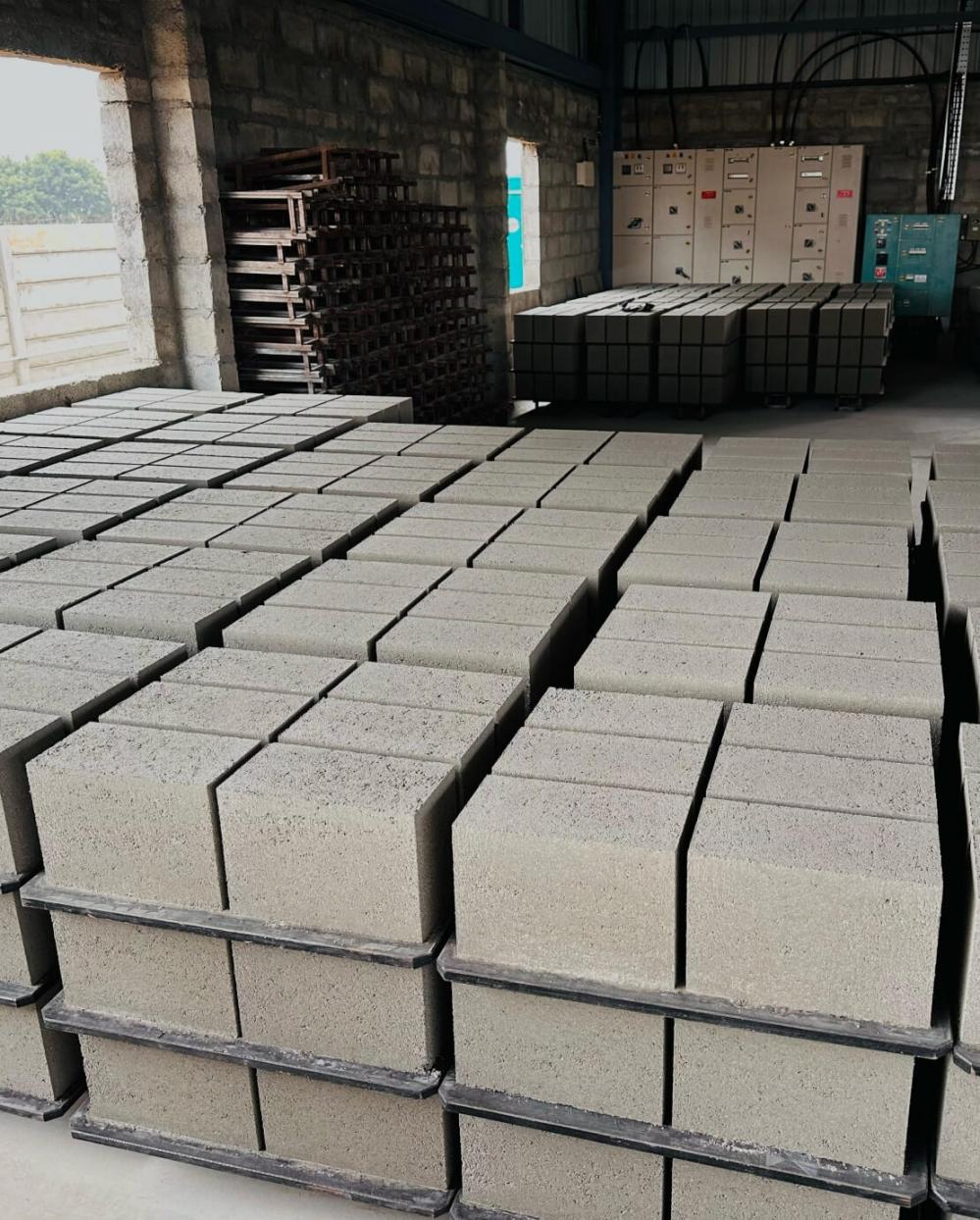 Barisan pembuatan blok kecekapan tinggi 