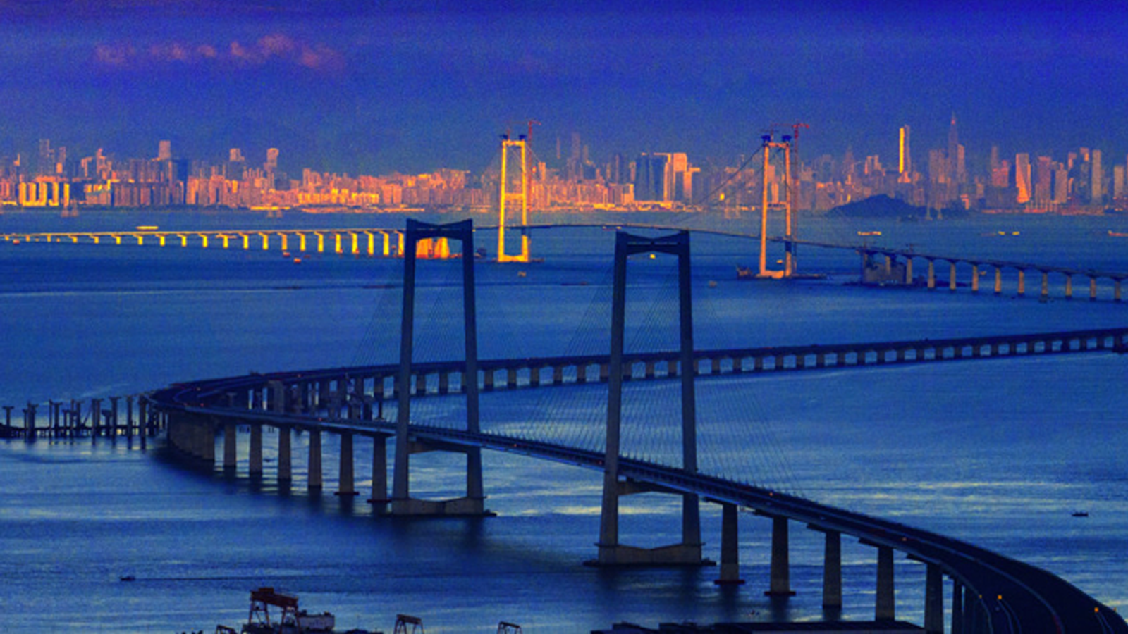 Jambatan Shenzhen -Zhongshan melewati Ujian Utama: Qunfeng's 'Giant ' menyumbang kepada pertumbuhan pesat di Bay Area Economy