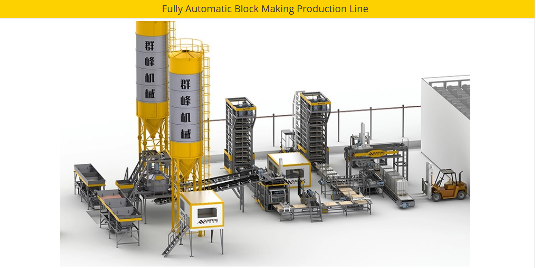 Mesin pembuatan blok simen konkrit 