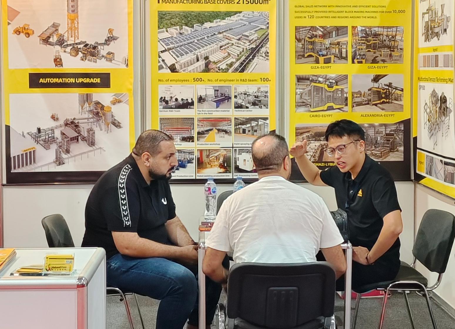 Jentera Qunfeng Bersinar di Pameran Bangunan & Pembinaan Antarabangsa Mesir