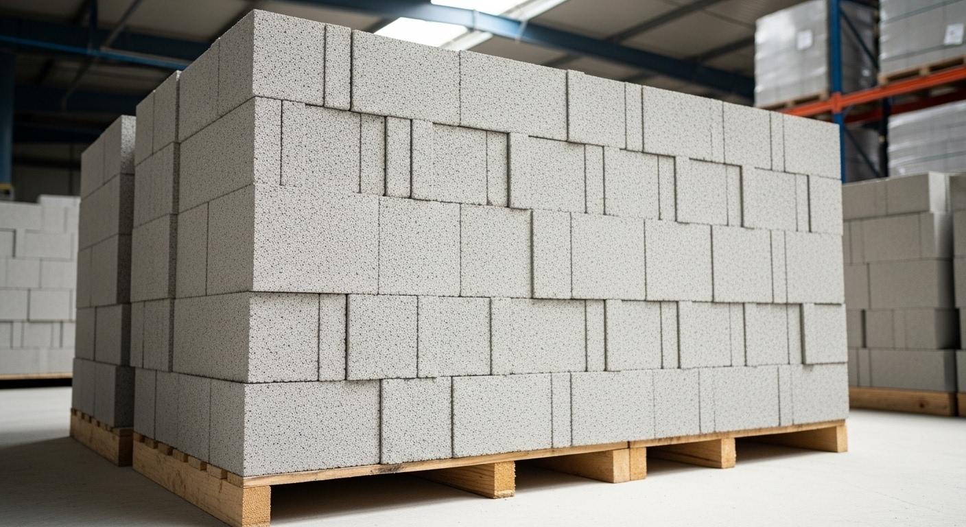 Blok AAC Kekuatan Tinggi: Talian Automatik Untuk Output Stabil dan Pantas