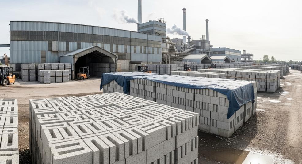 Proses Pengawetan Blok AAC: Batching Ketepatan Melindungi Ketekalan Produk